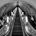 Moscow Subway Escalator by jyokota