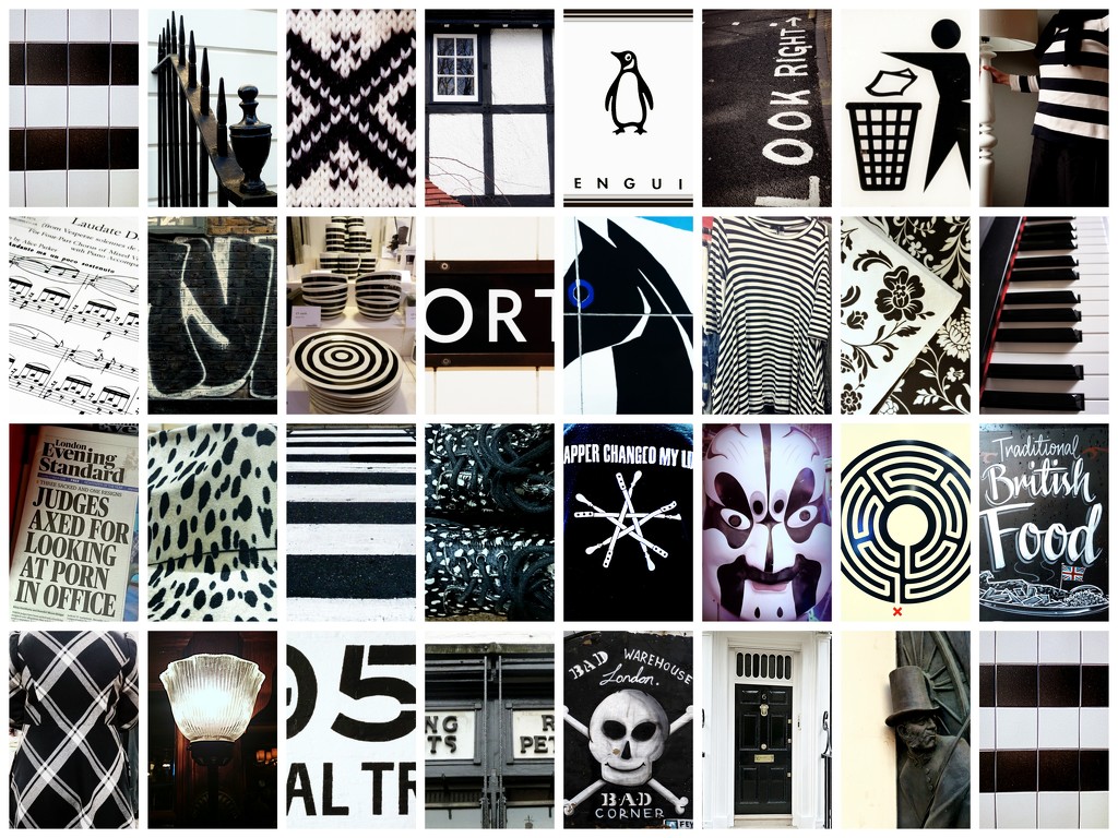 Black and white patchwork by boxplayer