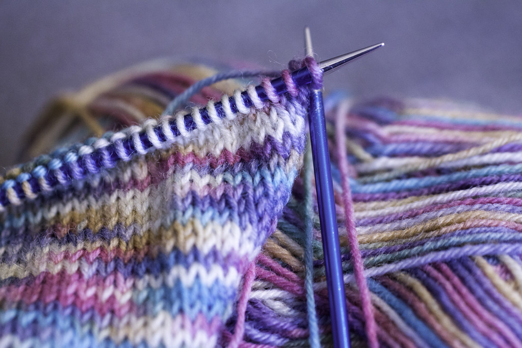 Day 7 - Knitting - 100happydays2015 by bizziebeeme
