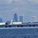 Jacksonville Skyline,  Just hope those trucks dont run into each other. by rickster549