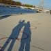 along the Seine with my friend by parisouailleurs