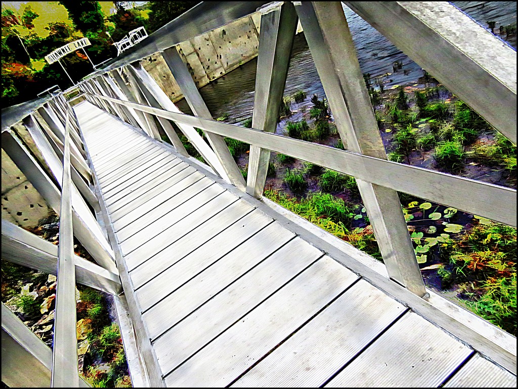 The Bridge to Shawnee Lake by olivetreeann