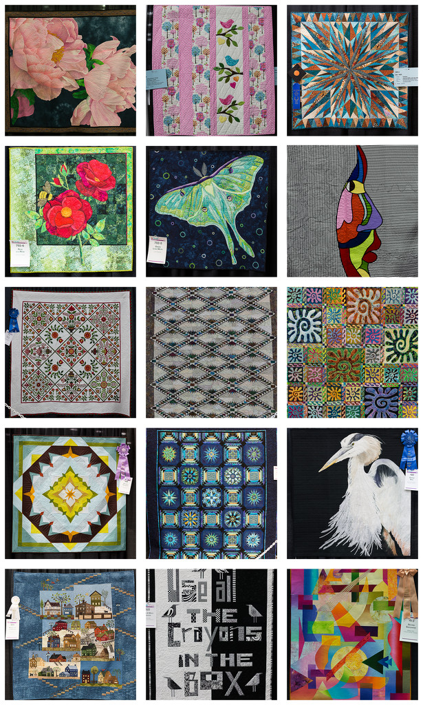 Quilt Show collage by lindasees