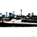 city skyline and the Betty Cuthbert by annied