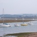 3 October 2015 Yachts moored at Keyhaven near Hurst Castle by lavenderhouse