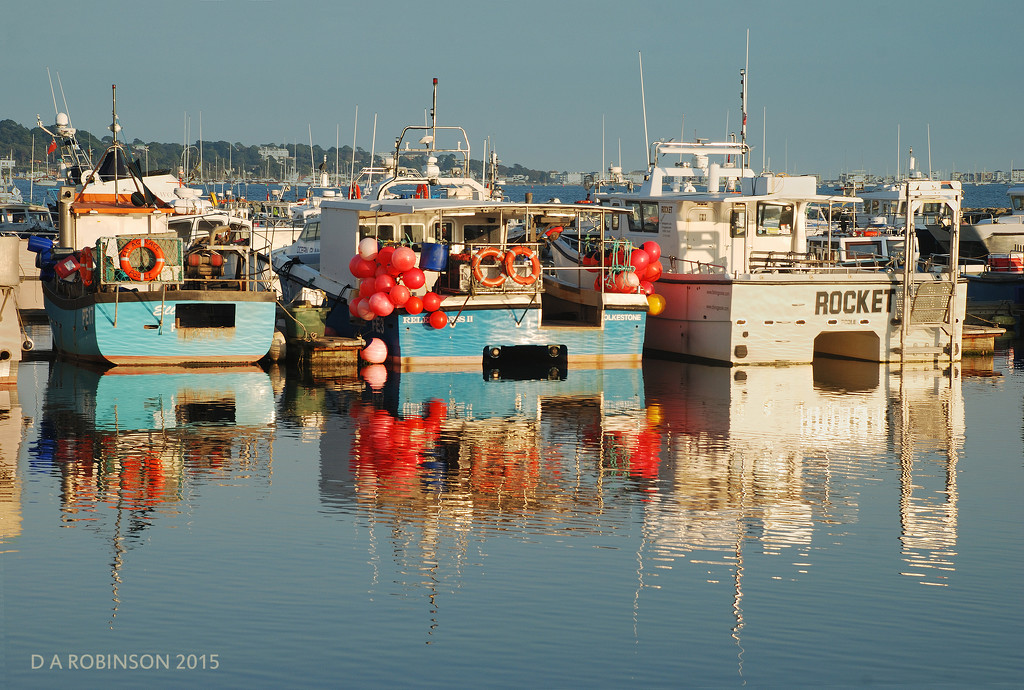 Fishing Boats in Poole by davidrobinson