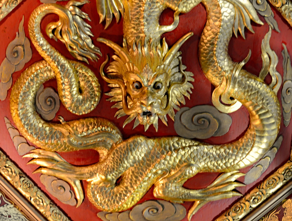 Dragon on the ceiling by francoise