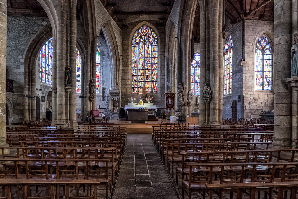 Church of St. Armel, Ploërmel, Brittany by vignouse