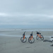 Cycling on the beach by rhoing