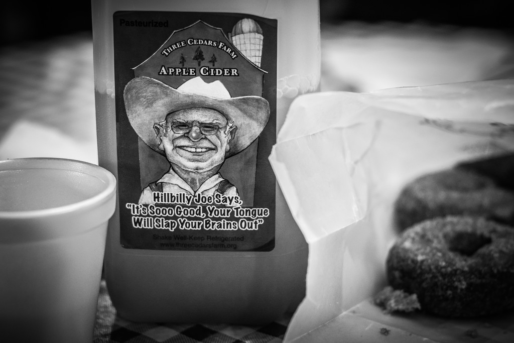cider and donuts with Hillbilly Joe by jackies365
