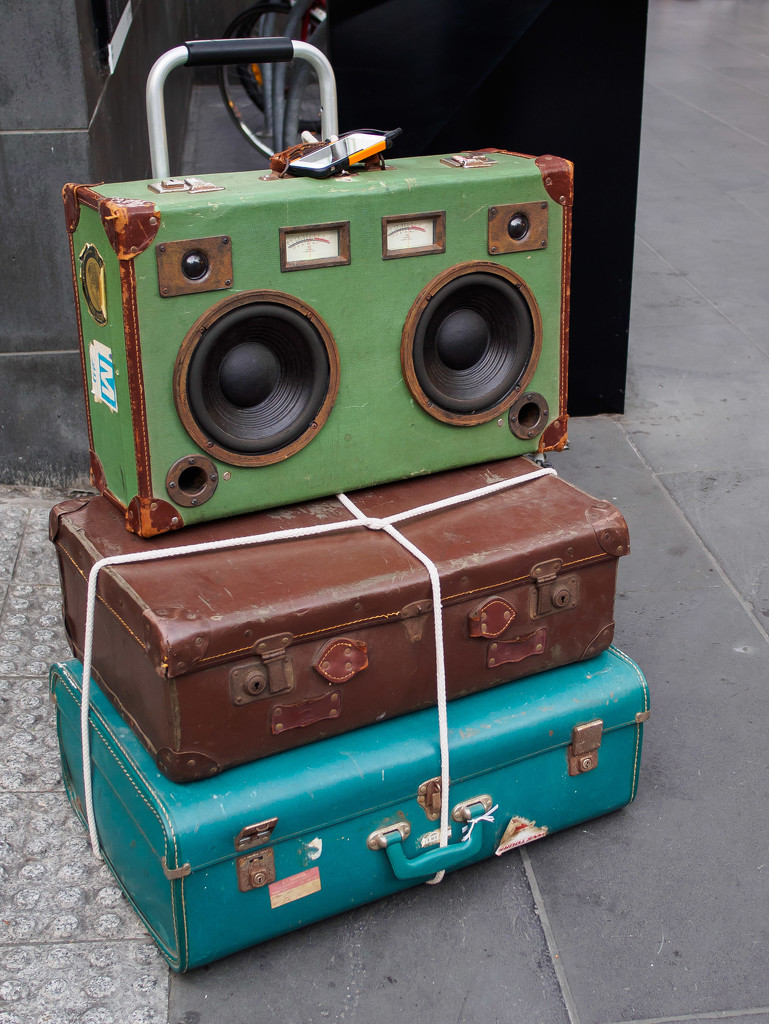 Loud Luggage by robotvulture