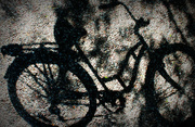 23rd Jul 2015 - bike in the shadows