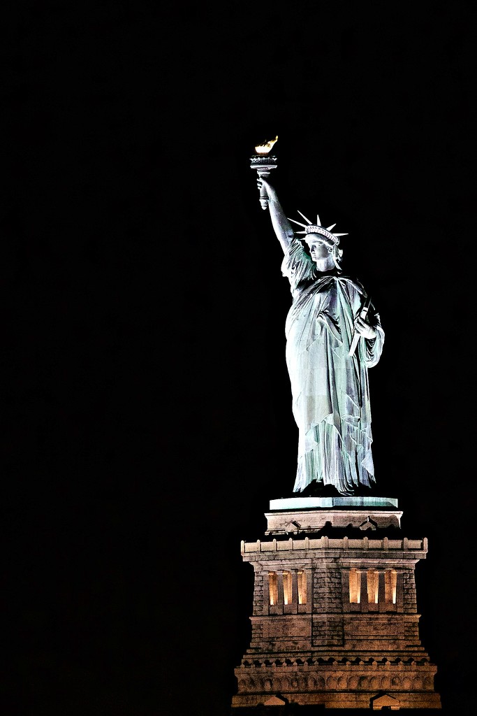 Statue of Liberty from Staten Island Ferry Ride by jyokota