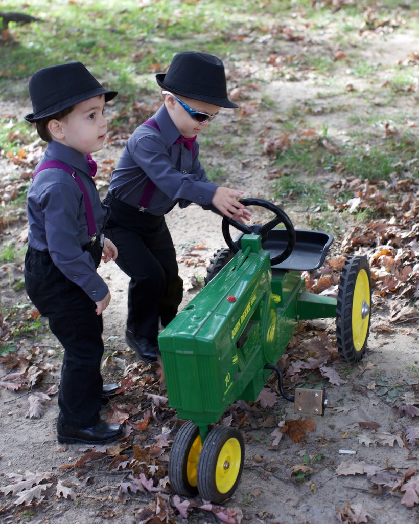 The Blues Brothers And Their John Deere! by seattle