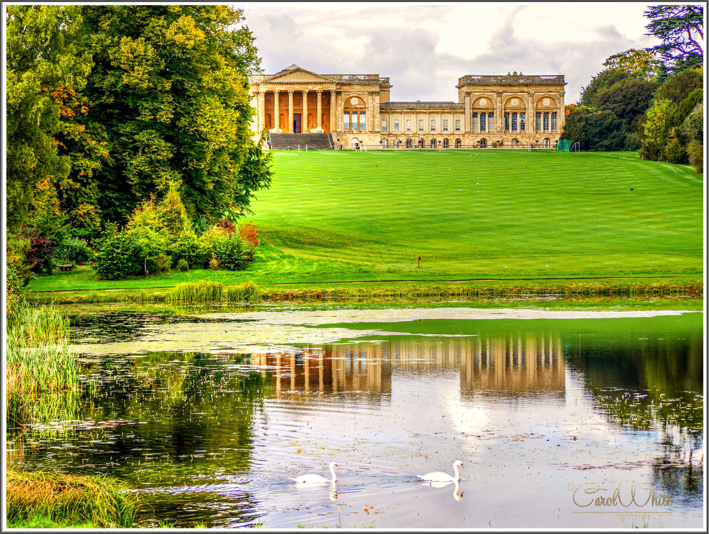 Stowe House From The Lake by carolmw