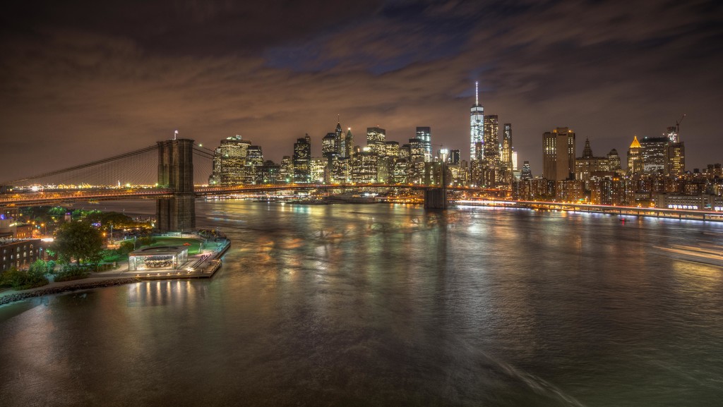 View from the Manhattan Bridge by taffy