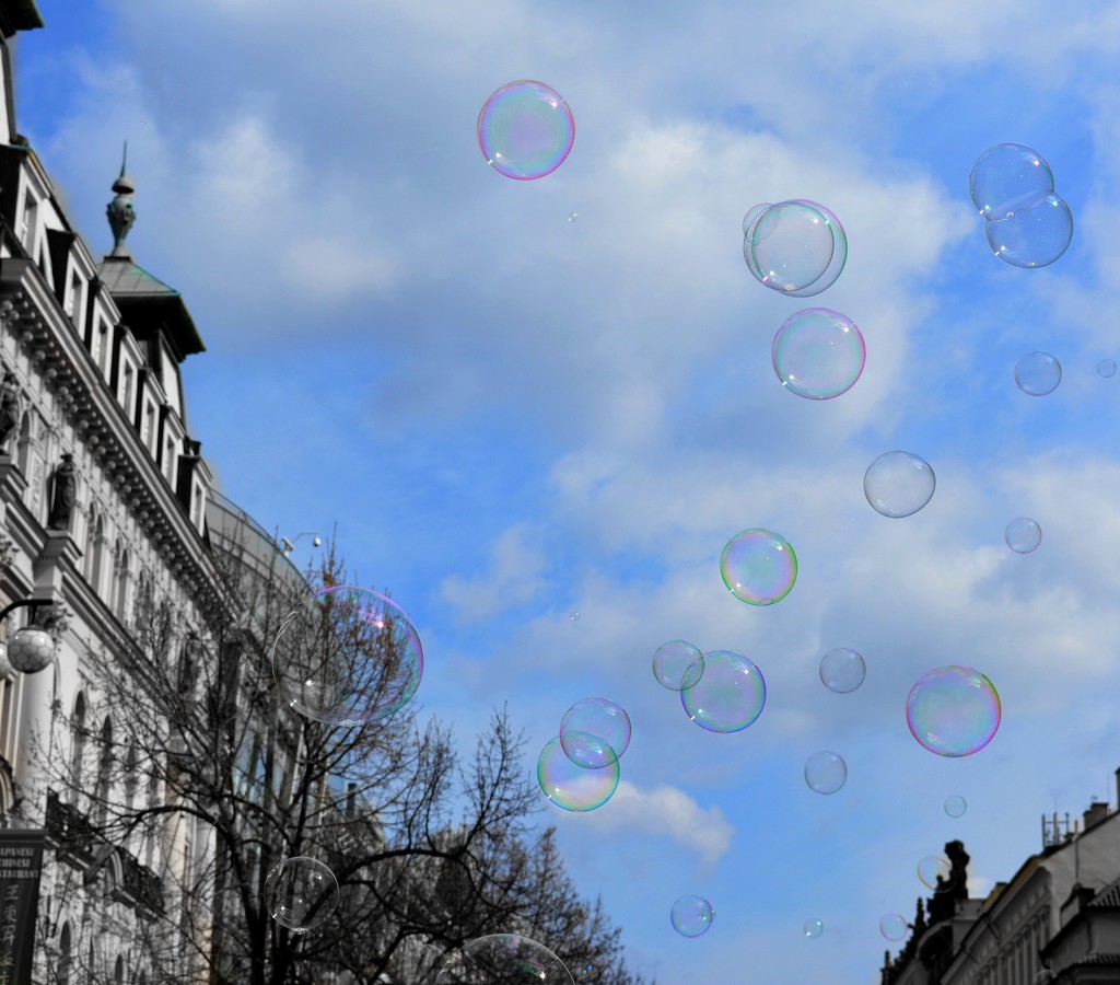 Bubbles in the street by pavlina