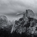 Stormy Morning On Glacier Point b and w  by jgpittenger