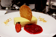 17th Oct 2015 - Lemon Daquiose Cake with Raspberry Coulis
