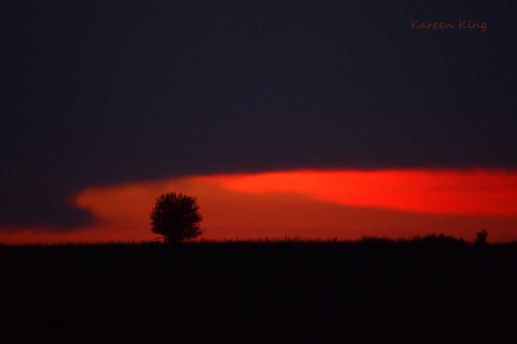 Kansas Missile Base Sunset by kareenking