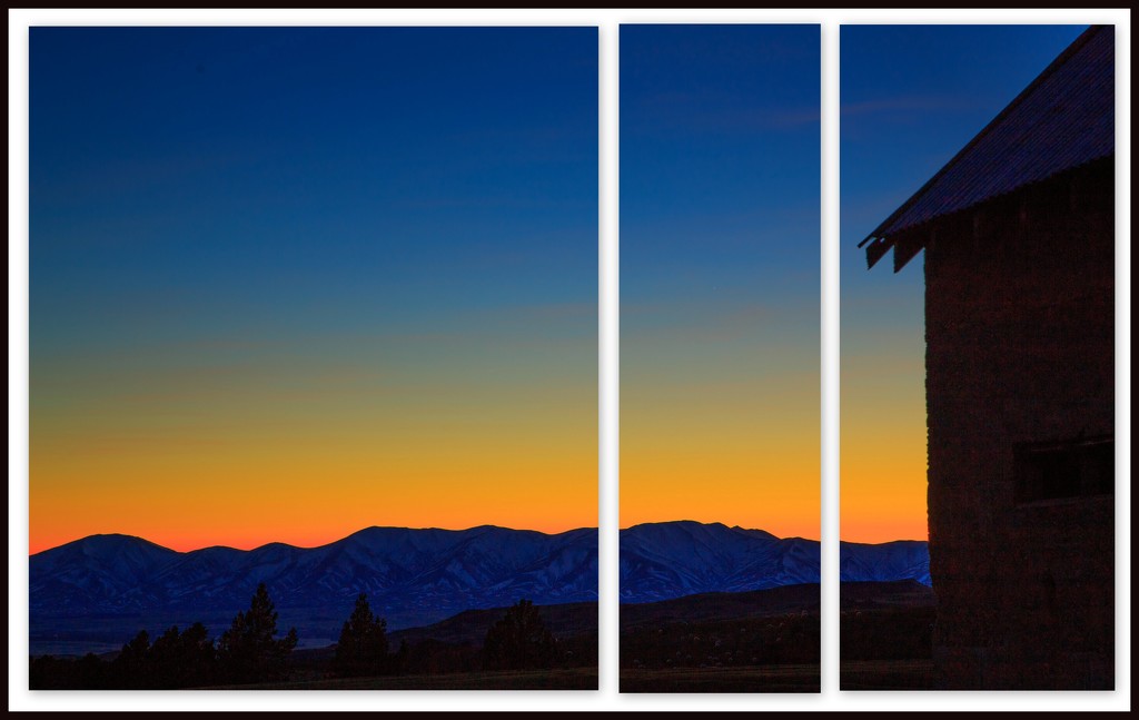 Landscape triptych by dide