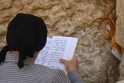 15th Oct 2015 - woman at prayer - the western wall in Jerusalem
