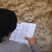 woman at prayer - the western wall in Jerusalem by helenhall