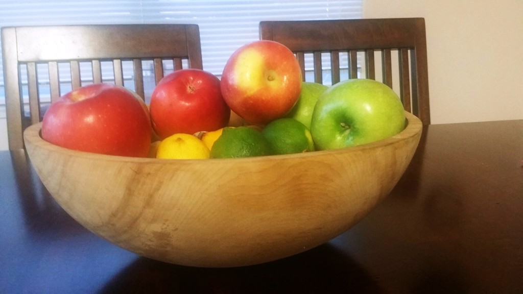 bowl of fruit by kathyrose