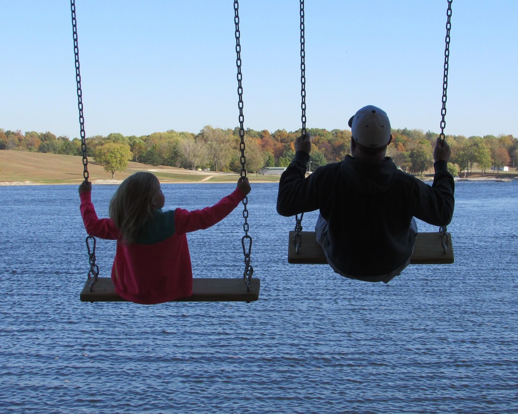 Swings at Bogg's Lake by tunia