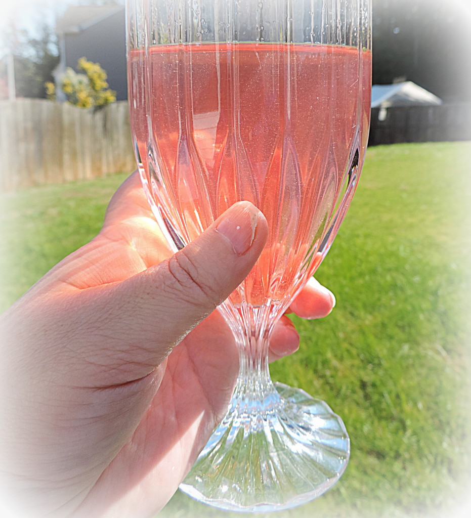 Pink drink with class! by homeschoolmom