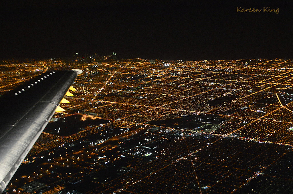 Chicago at Night by kareenking
