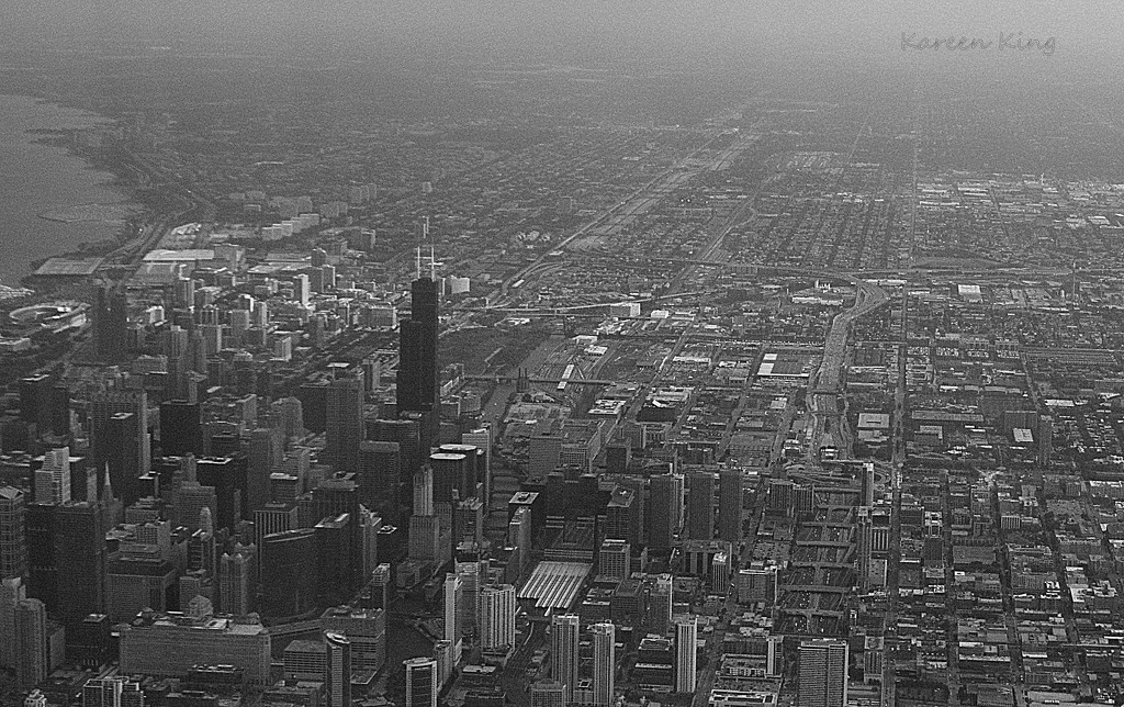 Chicago Aerial View by Day by kareenking