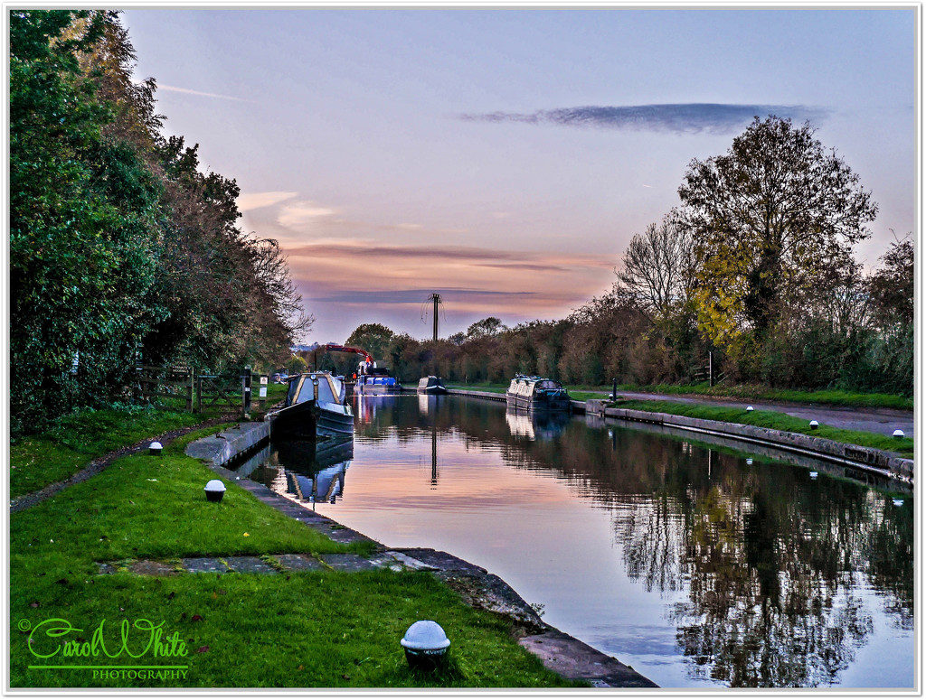 Sunset On The Canal by carolmw
