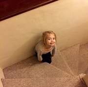 25th Oct 2015 - She was trying to sneak up the stairs