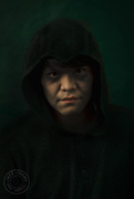 26th Oct 2015 - Hooded teen green red eyes WM