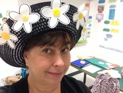 30th Oct 2015 - trying on my amelia bedelia hat