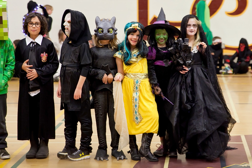 School Halloween Parade by kiwichick