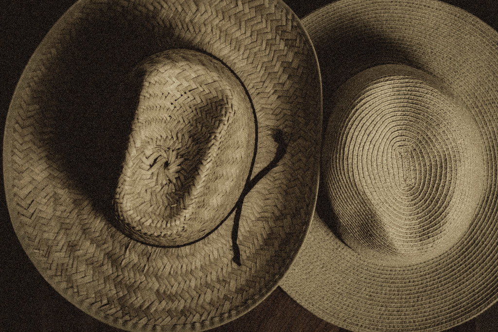 2 straw hats by jackies365
