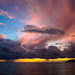 Stormy Sunset Sky by elatedpixie
