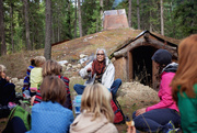 3rd Oct 2015 - Elder Marilyn explains about the pit house