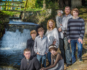 18th Oct 2015 - family by the water fall-