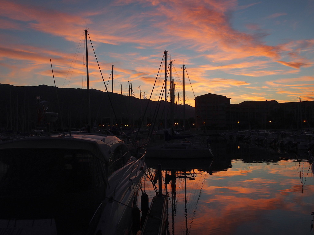 Sunset at the Marina by laroque
