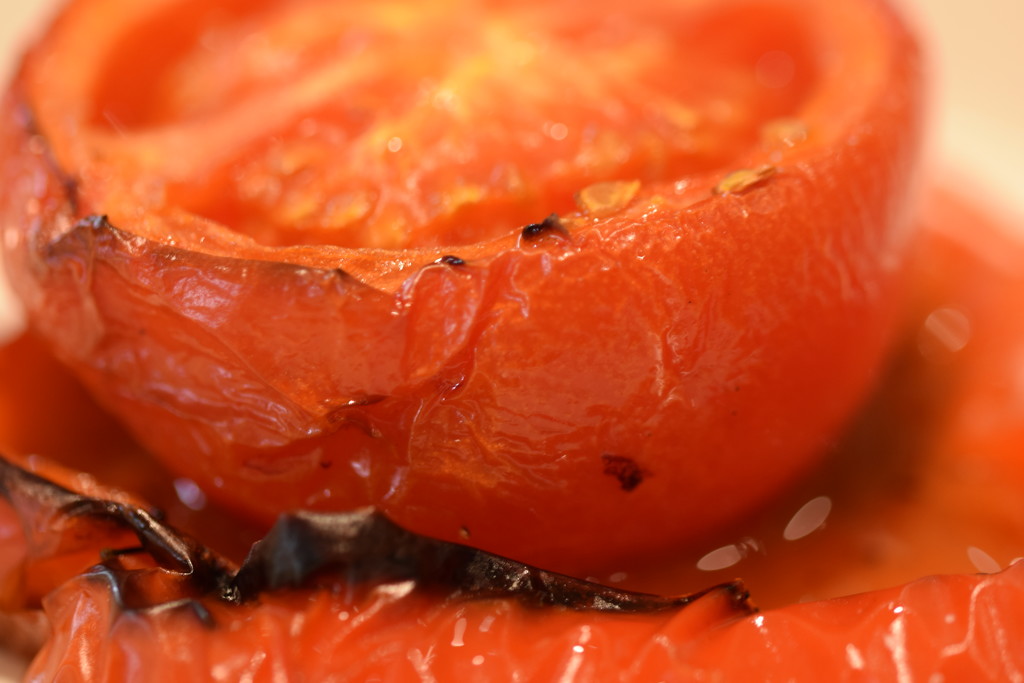 grillled tomato and red pepper by christophercox