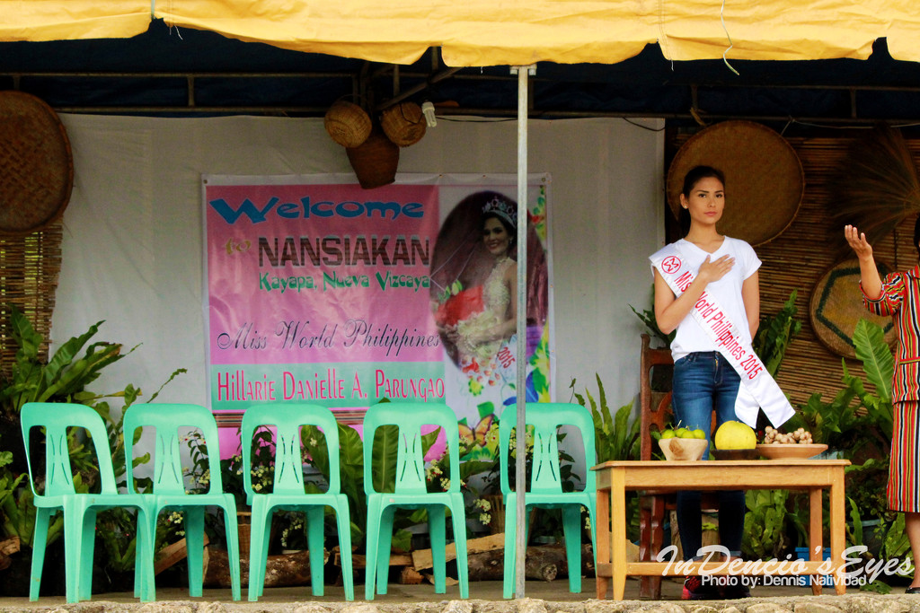 Miss World 2015 Philippines at Brgy. Nansiakan by iamdencio