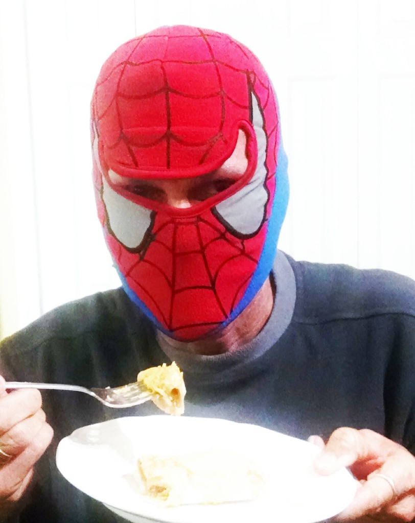 Even Spidey has to eat by scottmurr