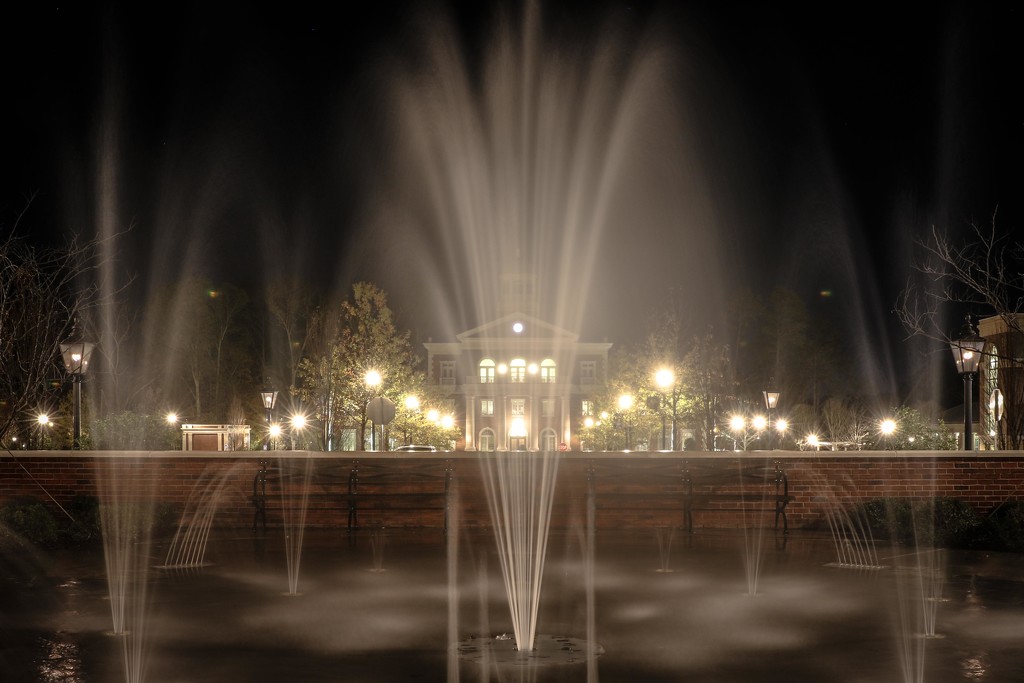 City Hall Fountain--ONS10-Motion Photography by darylo