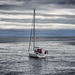 Flashback - A little boat in a great big sea.  by swillinbillyflynn