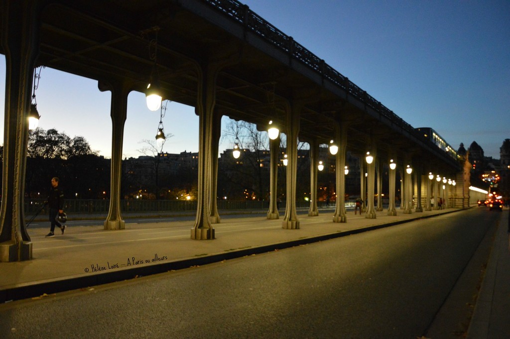 Pont de Bir Hakem at dusk by parisouailleurs