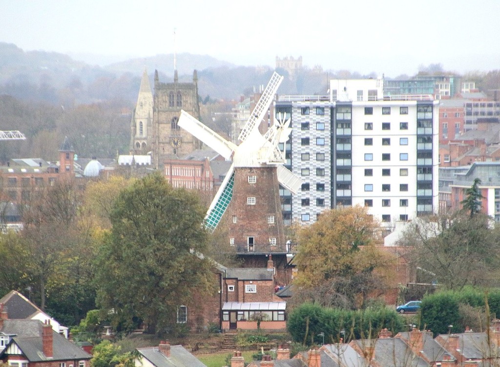Greens Windmill From Colwick Woods by oldjosh