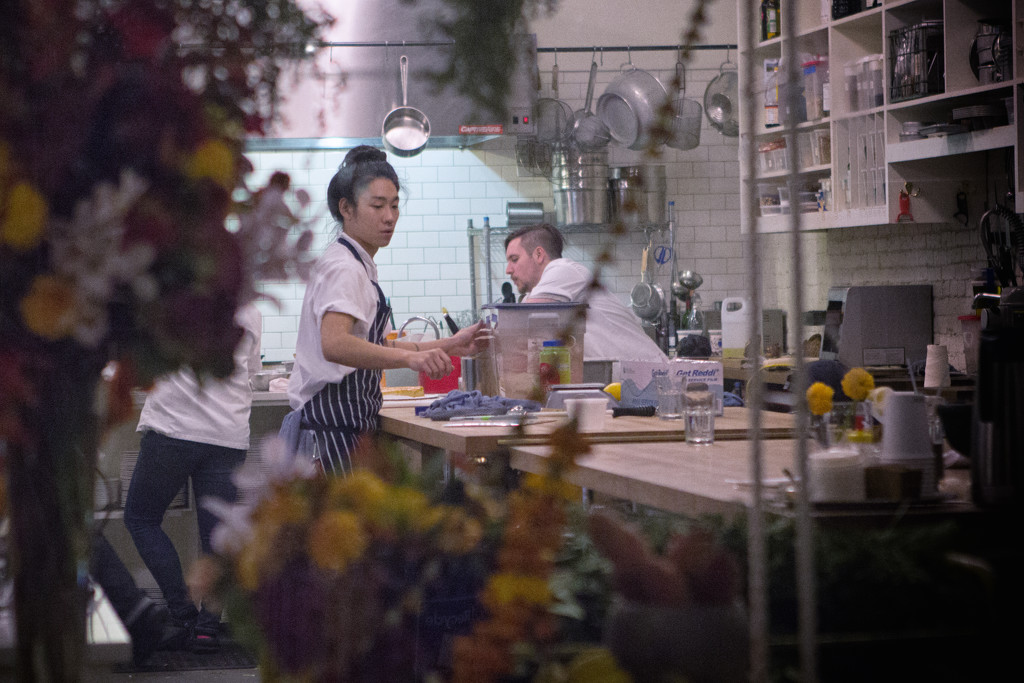 Chefs at the London Plane Restaurant by seattle